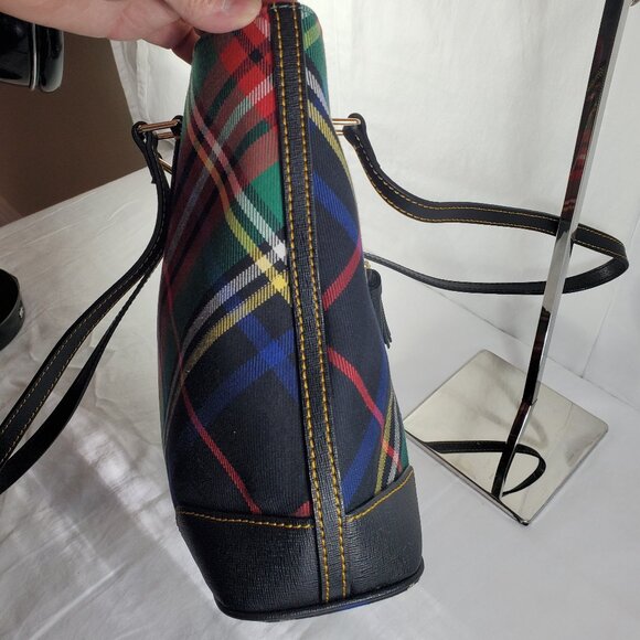 Dooney & Bourke Small Lexington in Plaid - Picture 3 of 10